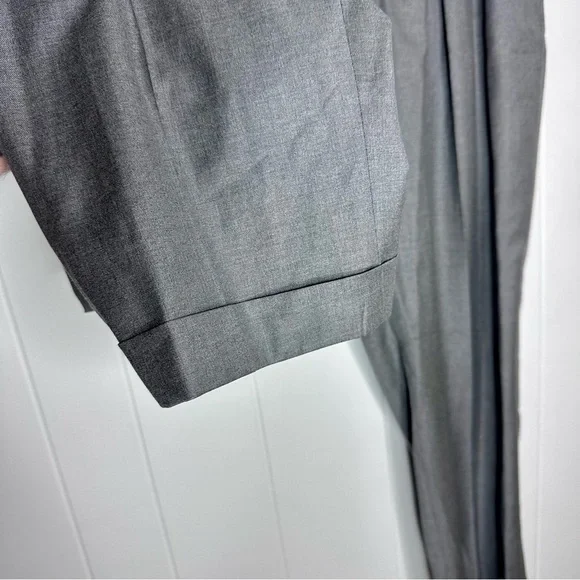 Samuelsohn Comfort Waist Super 110’s Pleated Wool Dress Pants - Picture 6 of 12